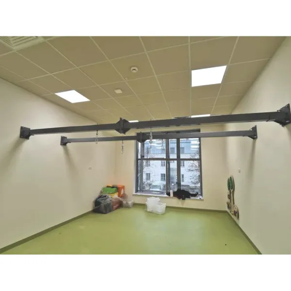 Motorikkskinne av stål, opp til 6 m vegg til vegg