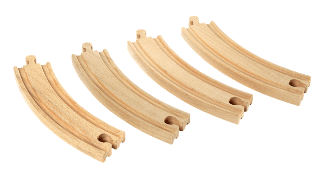Hovedbilde BRIO® buede skinner - 170 mm, 6 deler