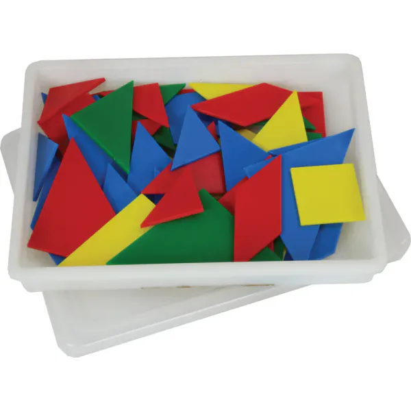 Klassesett Tangram i Boks – 42 deler
