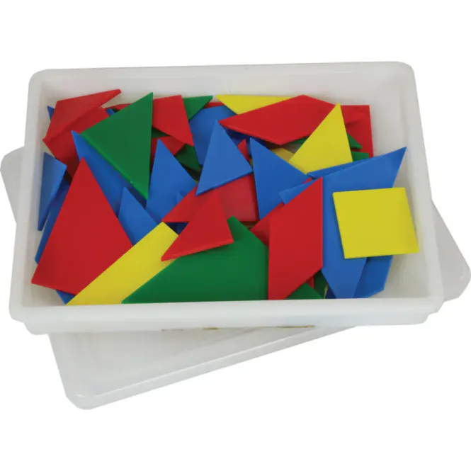 Hovedbilde Klassesett Tangram i Boks – 42 deler