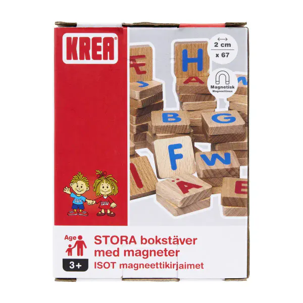 KREA Magnetiske Store Bokstaver
