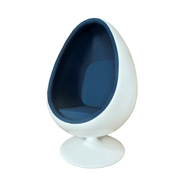 Svingstol (Egg Chair) – Blå, 136 cm