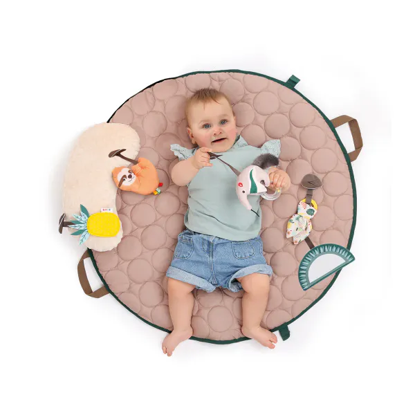 Aktivitetsmatte med Tresøyler