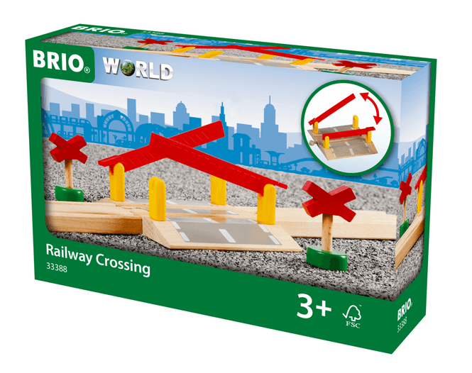 Hovedbilde BRIO® World jernbaneovergang med bommer