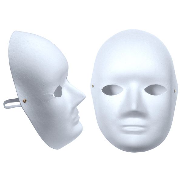 Ansiktsmasker i papirfiber – Sett med 10