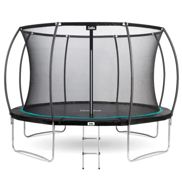 Trampoline Ø427 cm med sikkerhetsnett og stige