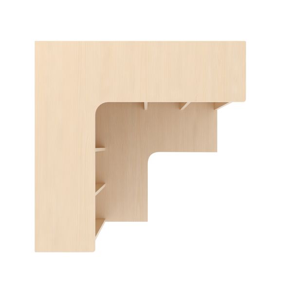 Hjørnegarderobe med 6 Plasser