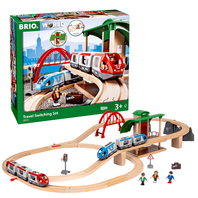 Hovedbilde BRIO® World Travel togbanesett - 42 deler
