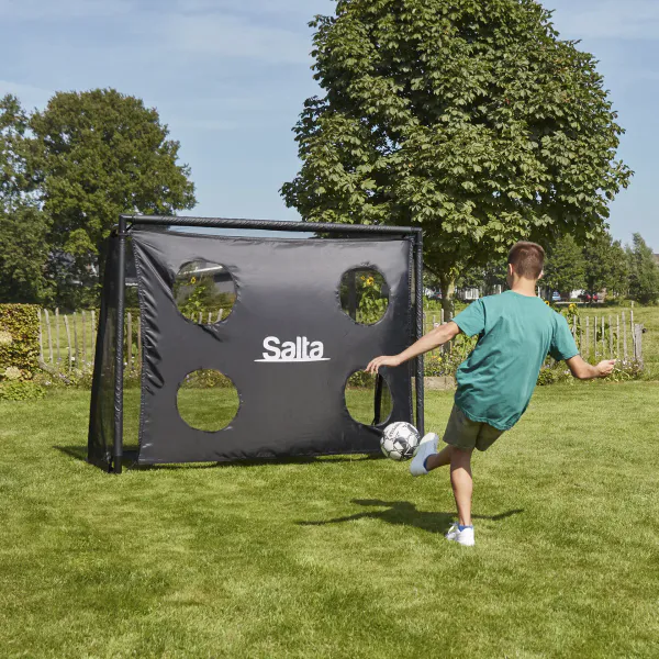 Fotballmål 220 × 170 × 80 cm med målduk