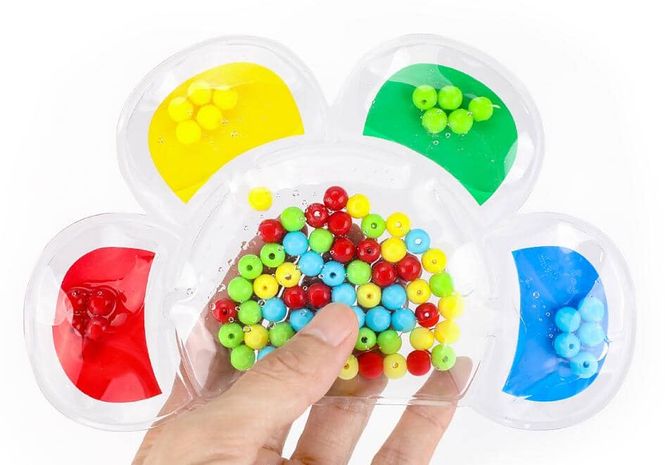 Hovedbilde Fidget-puslespill med blomsterperler
