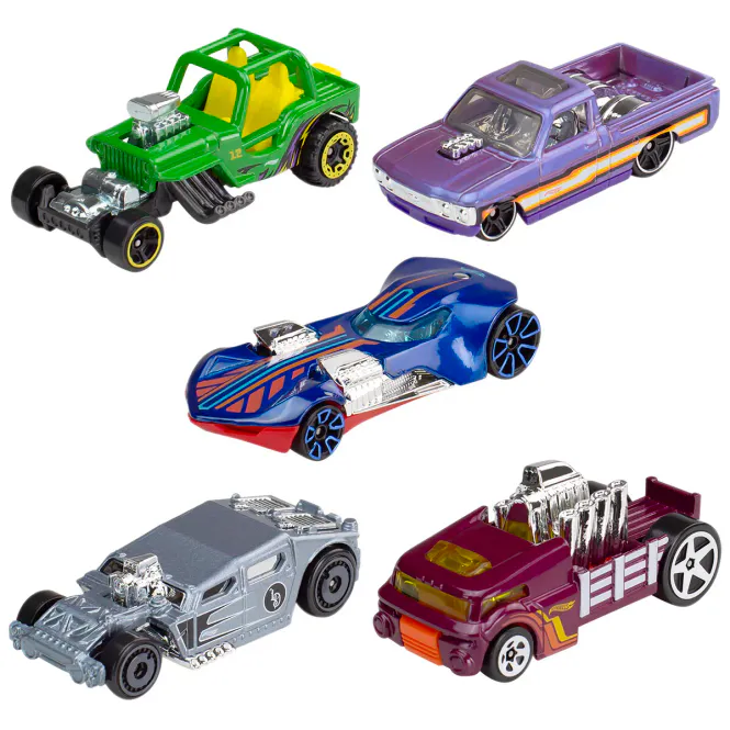 Hovedbilde Hot Wheels metallbiler - 5-pakning
