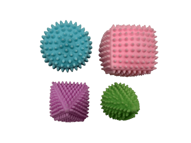 Hovedbilde Myke piggete stressformer (4-pk)