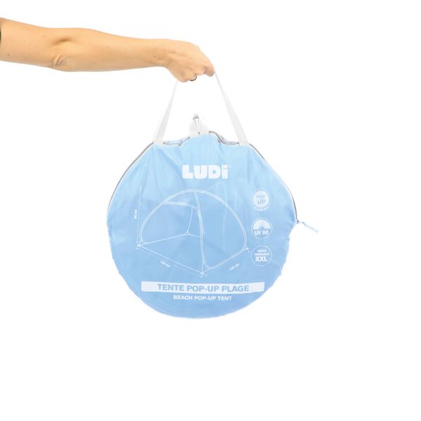 Pop-up telt for bruk på standen