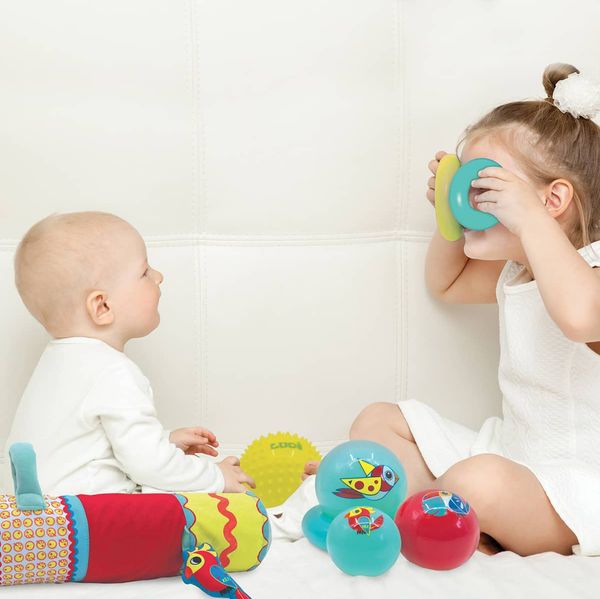 Sensorisk lekesett med baller og ringer