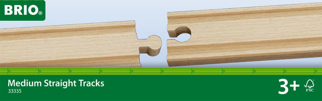 Hovedbilde BRIO® rette skinner - 144 mm, 4 deler