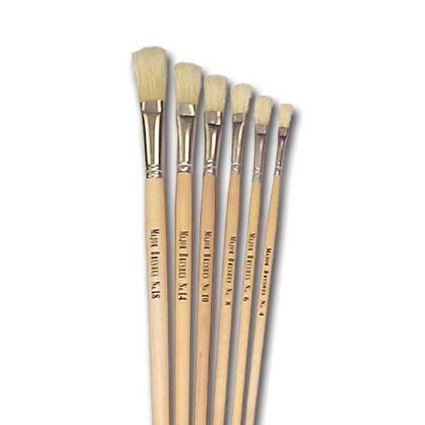 Hog Long Flat – Svinebustpensel med langt skaft