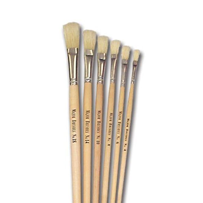 Hovedbilde Hog Long Flat – Svinebustpensel med langt ...