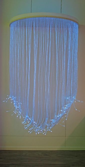 Hovedbilde Fiberoptisk dusj (Halvrund - 120 x 60cm)