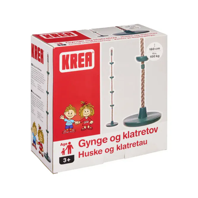 Hovedbilde KREA Huske- og Klatretau