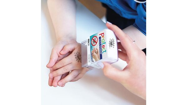 Stempel for håndvask