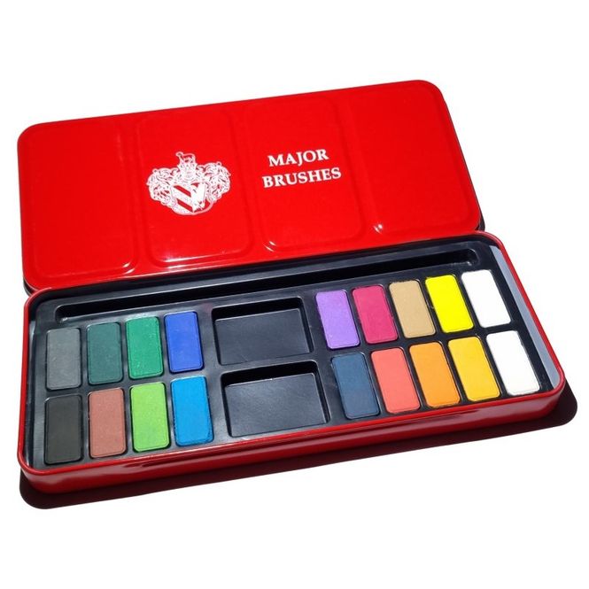 Hovedbilde Akvarellsett, 24 farger