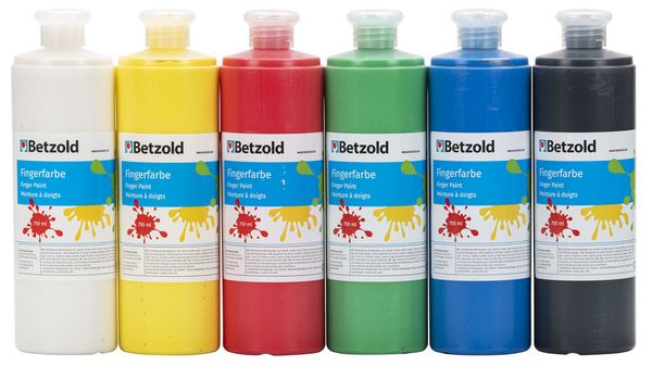 Fingermaling 6 stk á 750 ml