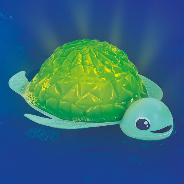 Badeskilpadde med lys