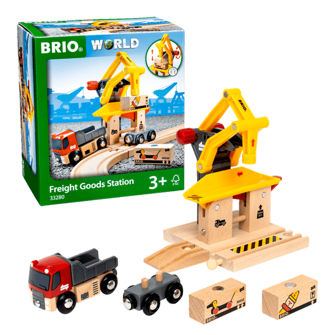 Hovedbilde BRIO® World Fraktgodsstasjon