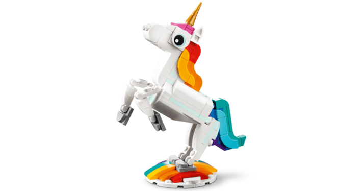 Hovedbilde LEGO® Creator 3-i-1 Magisk enhjørning - 145 deler